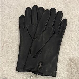 Nordstrom Black Leather Women's Gloves